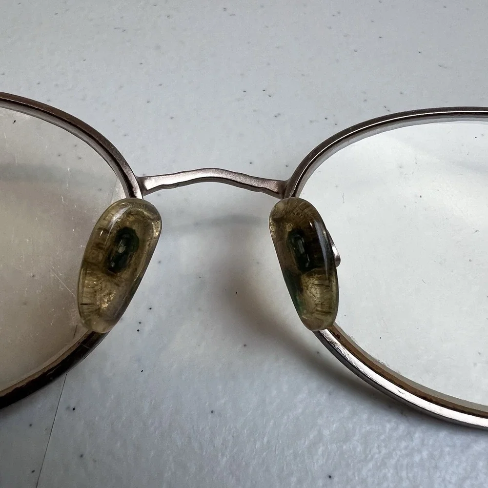 Liberty Optical Vintage Eyeglasses Frame LSS75 #1 Z87.1.‎ C25 Metal FRAMES ONLY